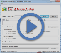 how to recover dbx files in outlook express