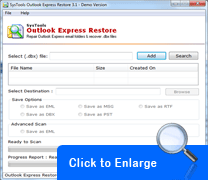 Repair plus export DBX into PST files